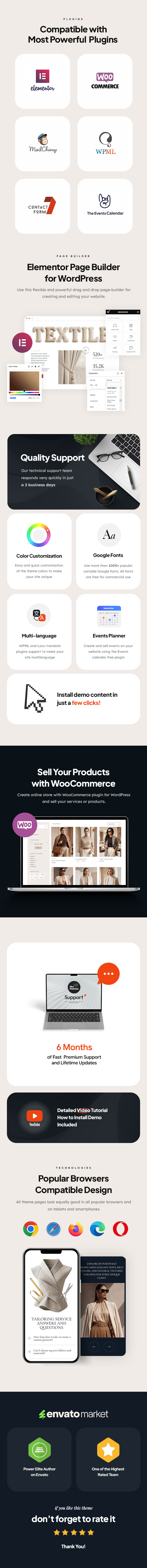 Wearex - Tailor & Textile WordPress Theme